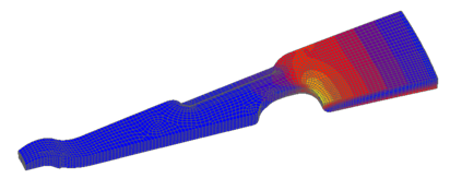 FEM-Simulation: Verformung Membranfeder